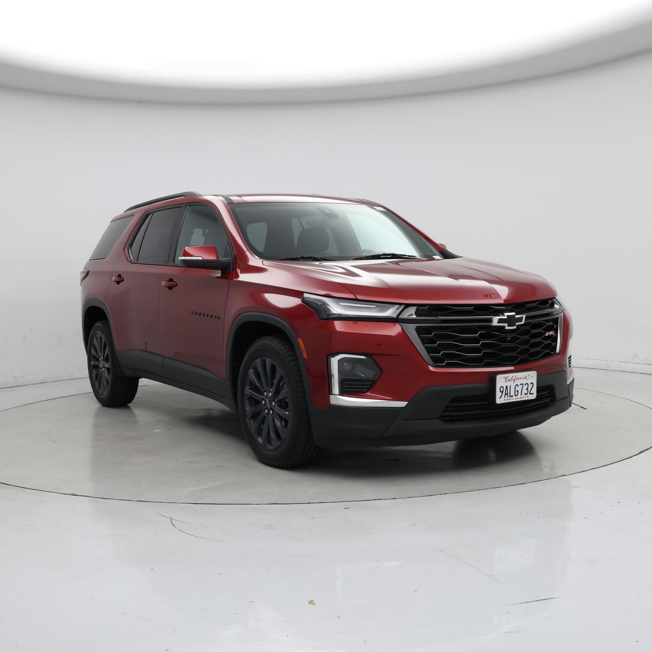 Red 2022 Chevrolet Traverse SUV / Crossover Front-Wheel Drive Automatic
