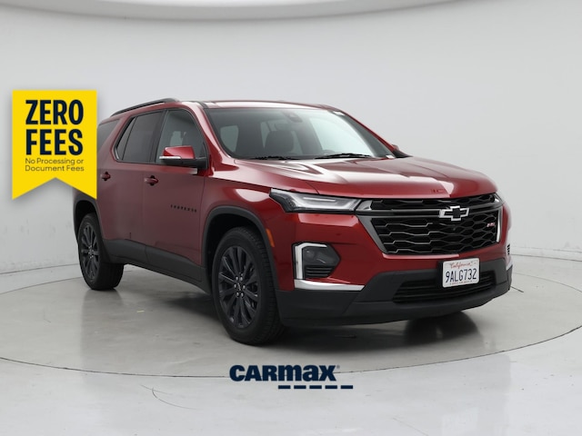 Red 2022 Chevrolet Traverse SUV / Crossover Front-Wheel Drive Automatic