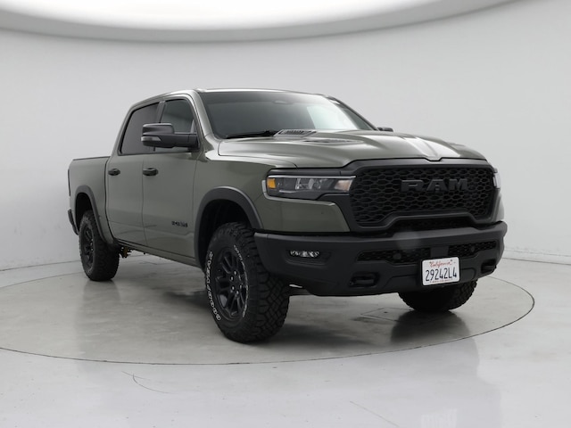 Green 2026 RAM 1500 Rebel Crew Cab 4WD Pickup Truck Four-Wheel Drive Automatic