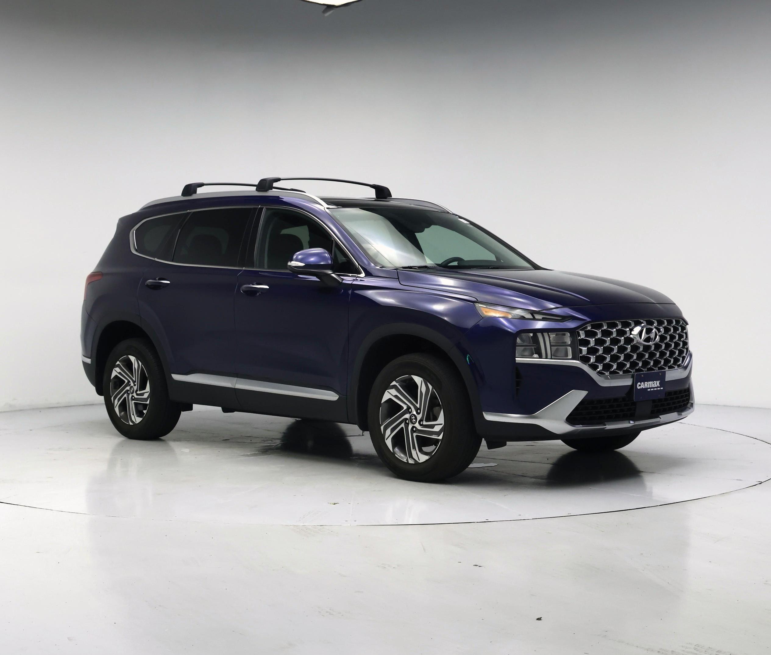 Blue 2022 Hyundai Santa Fe SEL AWD SUV / Crossover All-Wheel Drive Automatic
