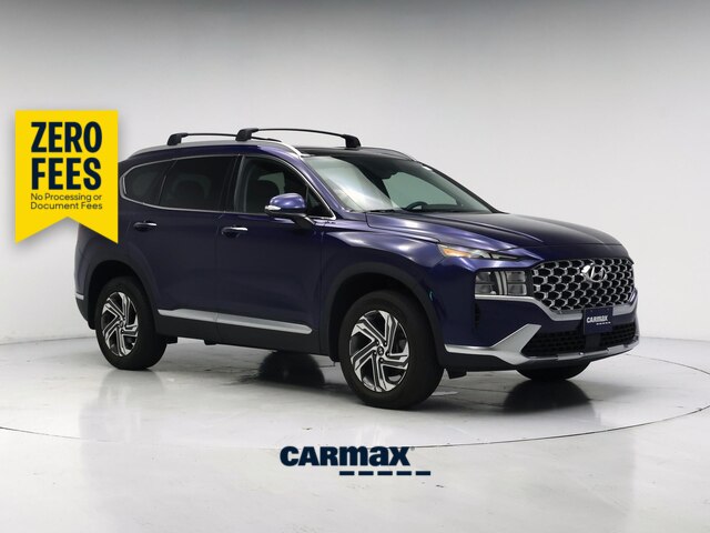 Blue 2022 Hyundai Santa Fe SEL AWD SUV / Crossover All-Wheel Drive Automatic