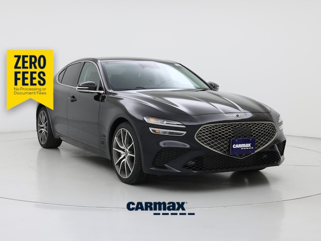 Black 2023 Genesis G70 Sedan Rear-Wheel Drive Automatic