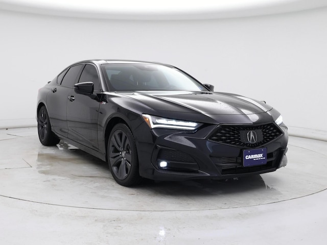 Black 2022 Acura TLX FWD with A-Spec Package Sedan Front-Wheel Drive Automatic