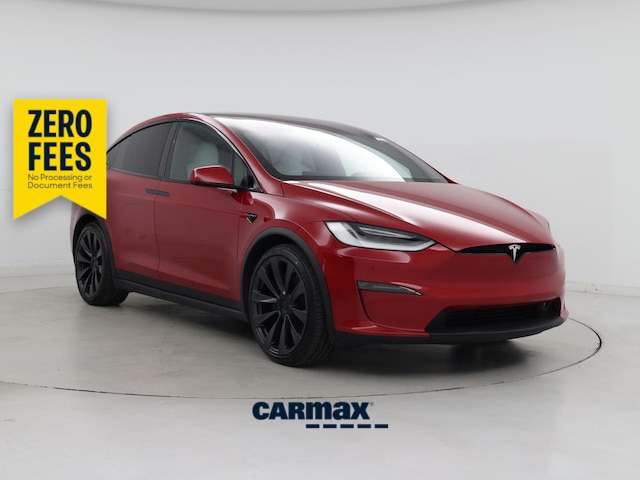 Red 2023 Tesla Model X SUV / Crossover All-Wheel Drive Automatic