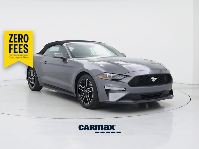 Gray 2023 Ford Mustang EcoBoost Convertible RWD Convertible Rear-Wheel Drive Automatic