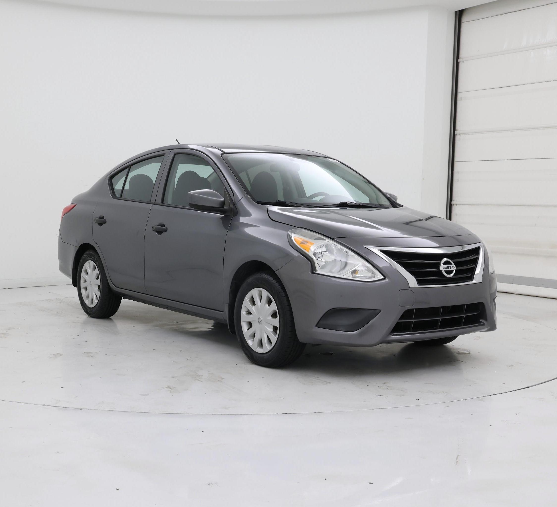 Silver 2018 Nissan Versa Sedan Front-Wheel Drive Manual