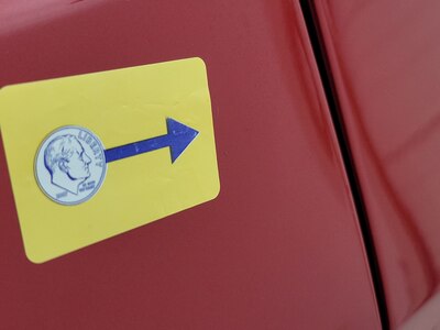 Rear Door Driver Side Cosmetic Imperfection
