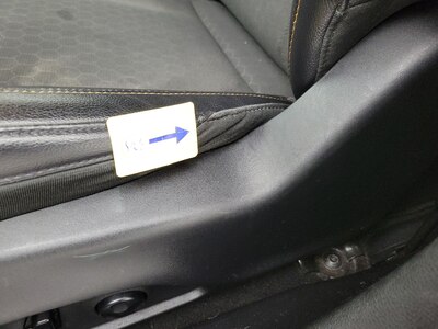 Driver Seat  Cosmetic Imperfection