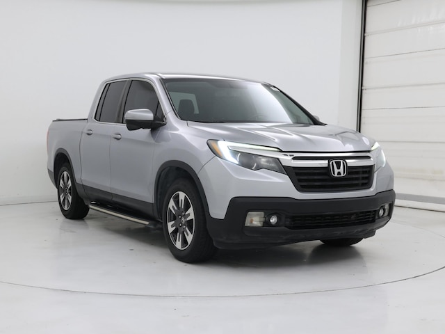 Gray 2017 Honda Ridgeline RTL-T Pickup Truck Front-Wheel Drive Automatic