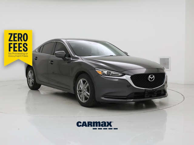 Black 2018 Mazda MAZDA6 Sedan Front-Wheel Drive Manual