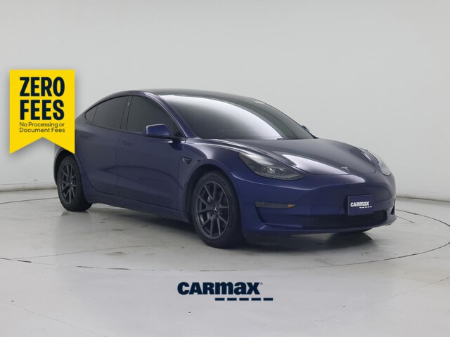 Blue 2022 Tesla Model 3 RWD Sedan Rear-Wheel Drive Automatic