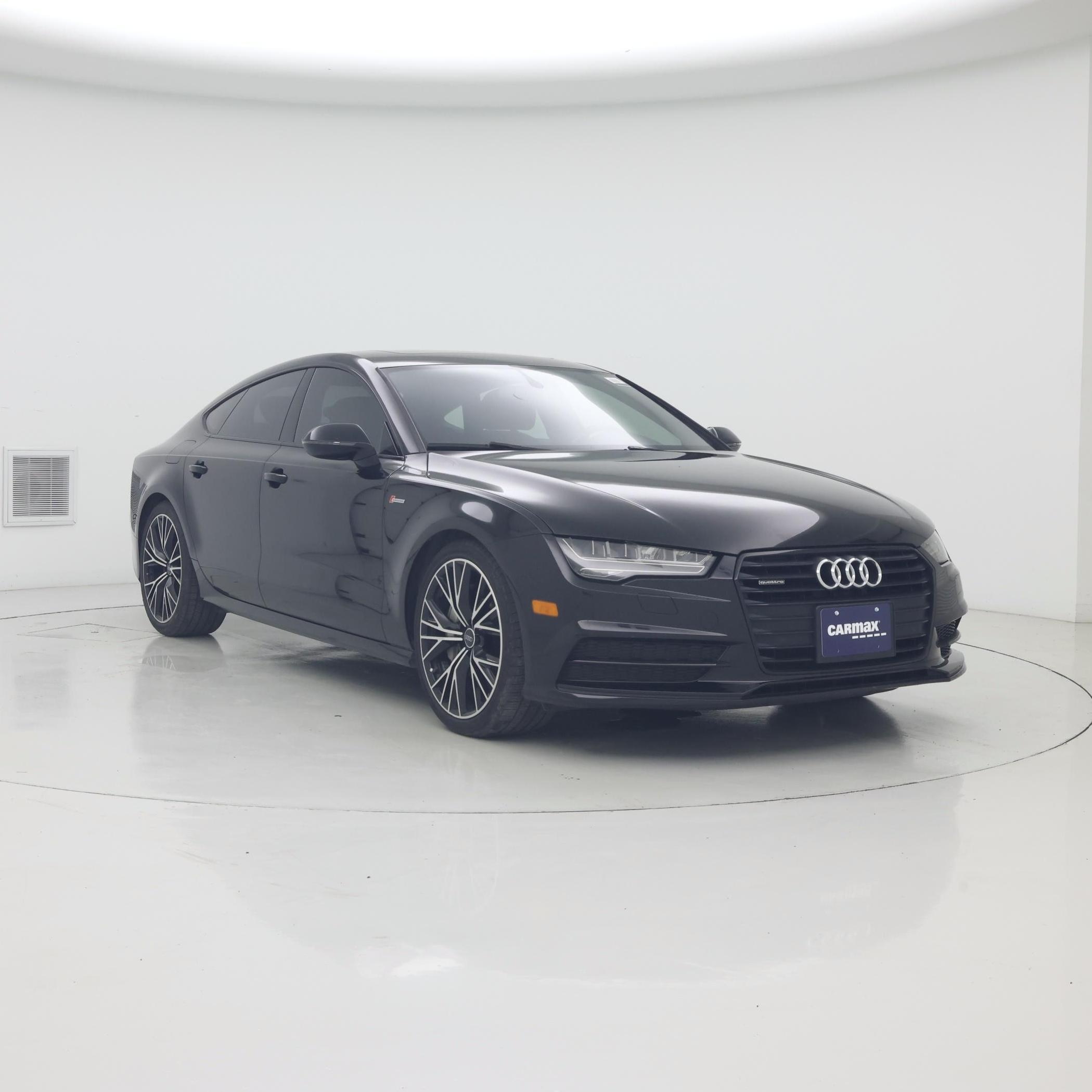 Black 2017 Audi A7 3.0T quattro Premium Plus AWD Sedan All-Wheel Drive Automatic
