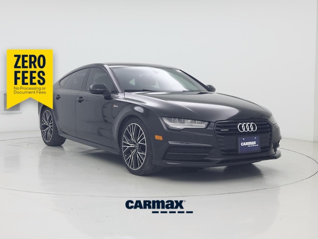 Black 2017 Audi A7 3.0T quattro Premium Plus AWD Sedan All-Wheel Drive Automatic