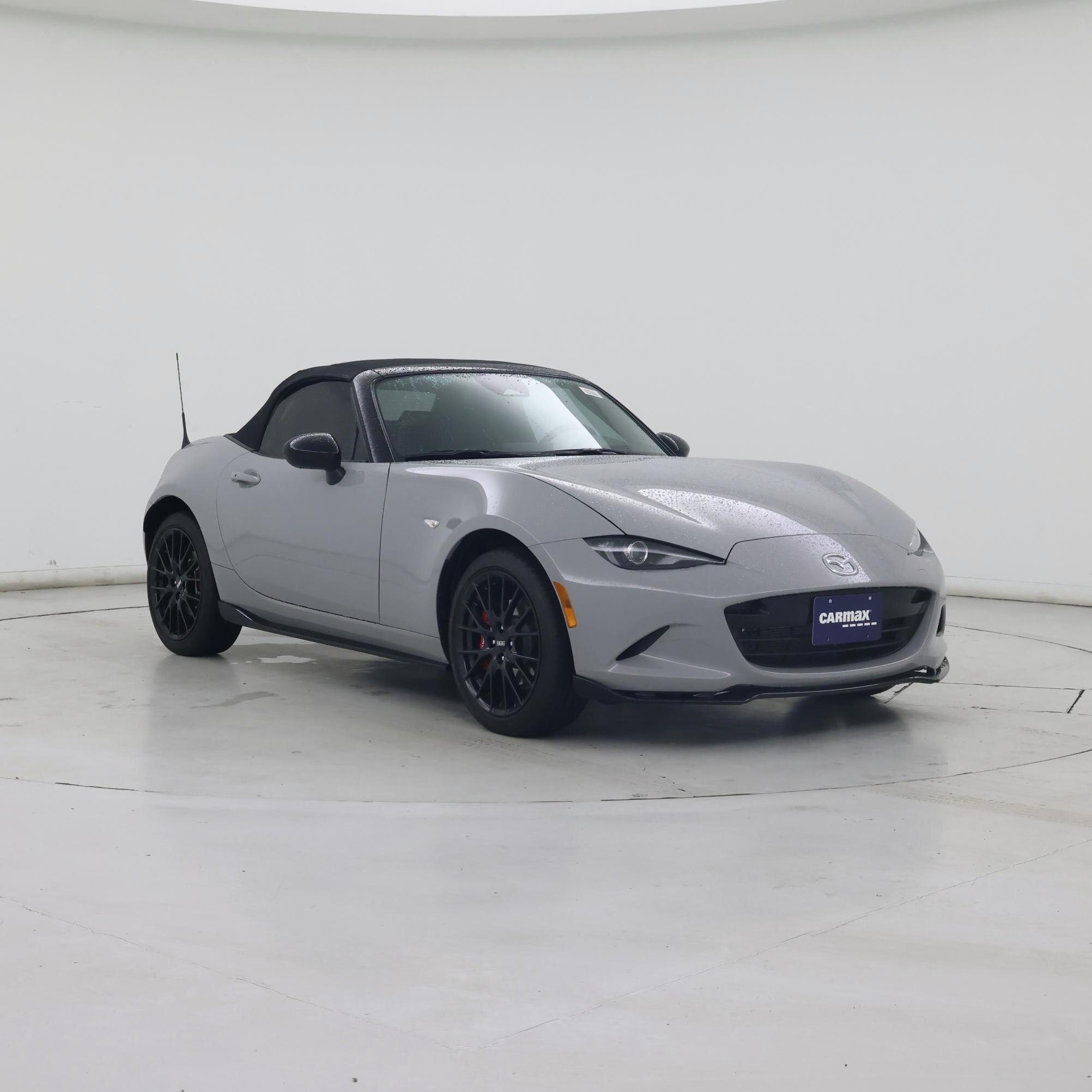 Gray 2024 Mazda MX-5 Miata Convertible Rear-Wheel Drive Manual