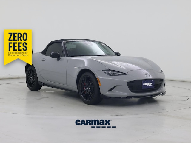 Gray 2024 Mazda MX-5 Miata Convertible Rear-Wheel Drive Manual