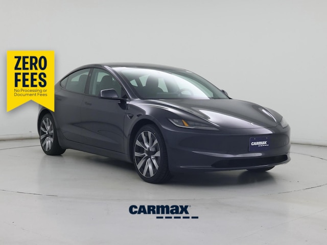 Gray 2024 Tesla Model 3 Sedan Rear-Wheel Drive Automatic