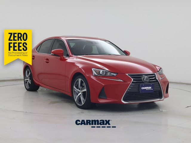 Red 2018 Lexus IS Sedan Rear-Wheel Drive Automatic