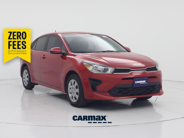 Red 2023 Kia Rio S FWD Sedan Front-Wheel Drive Automatic