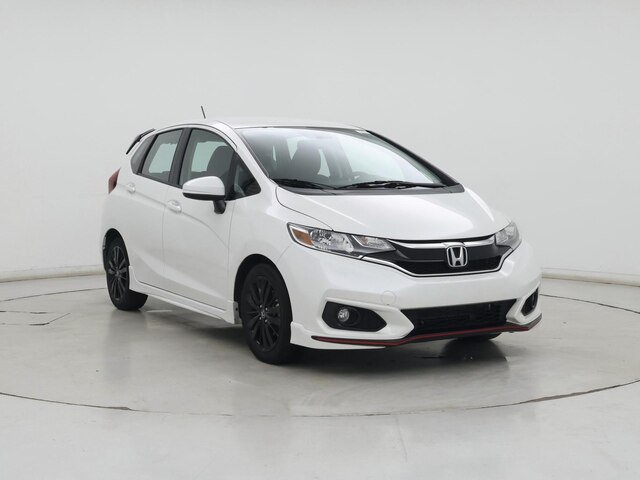 White 2020 Honda Fit Sport FWD Hatchback Front-Wheel Drive Automatic
