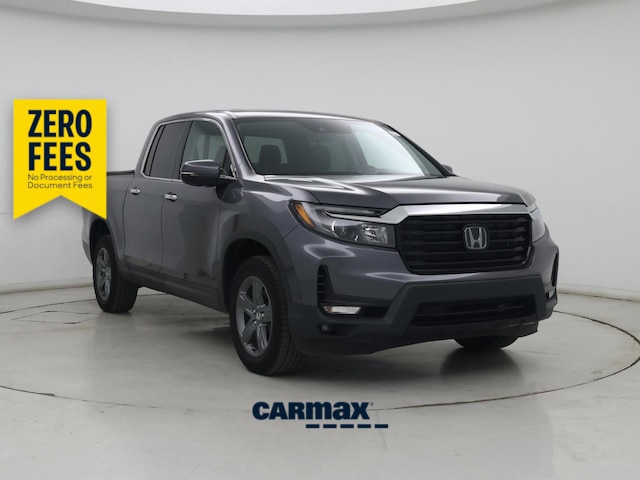 Gray 2023 Honda Ridgeline RTL-E AWD Pickup Truck All-Wheel Drive Automatic