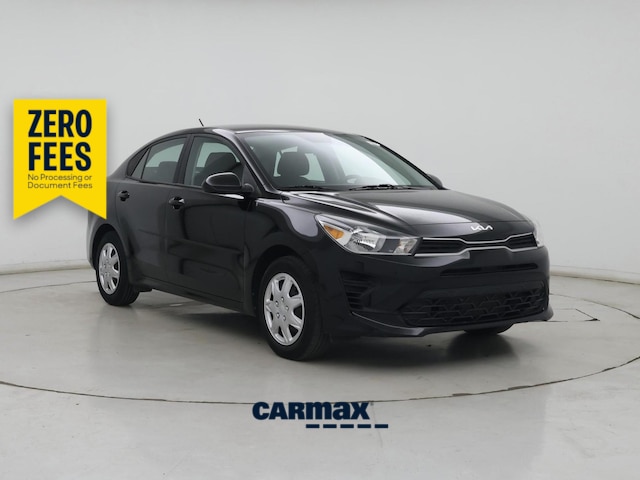 Black 2022 Kia Rio LX FWD Sedan Front-Wheel Drive Automatic