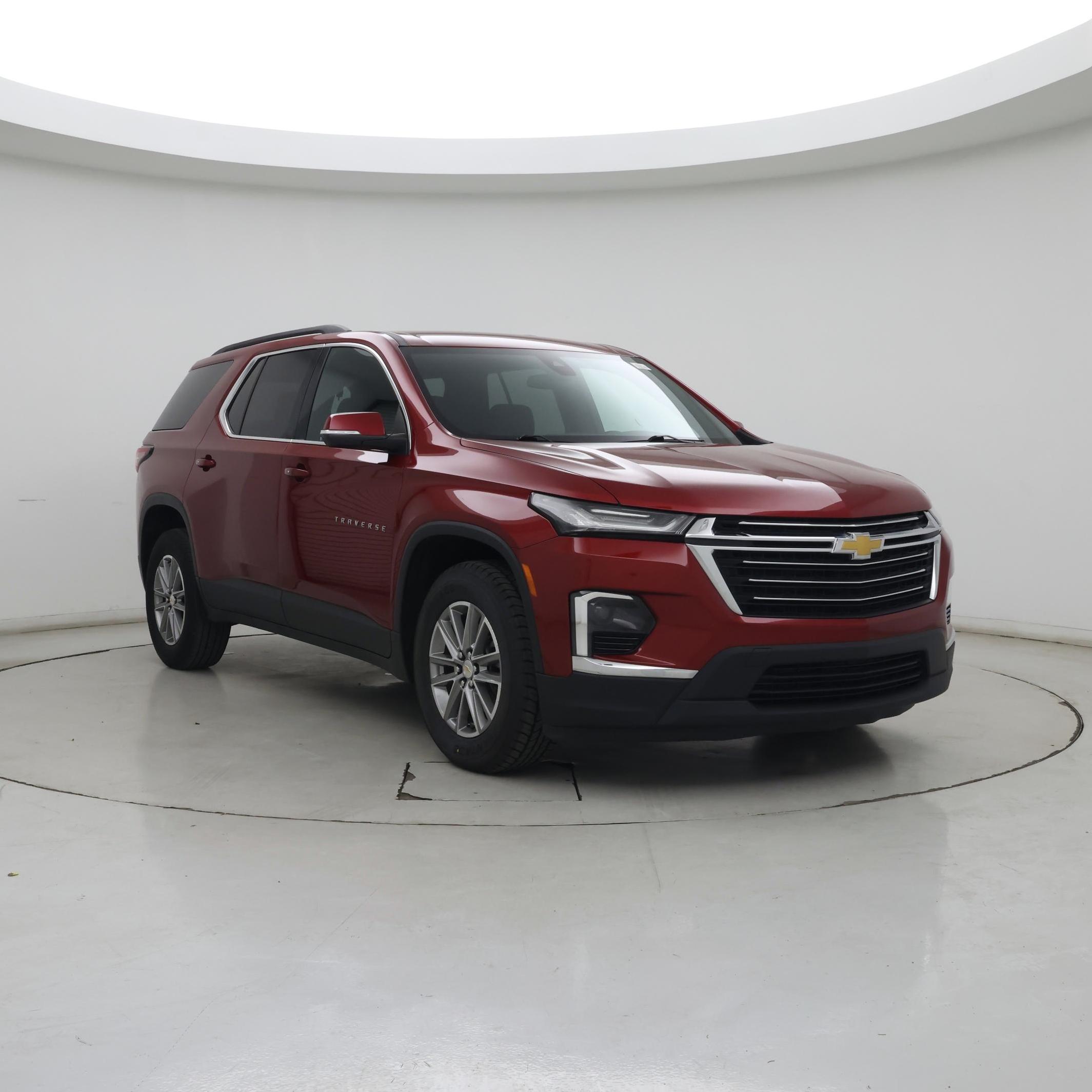 Red 2023 Chevrolet Traverse LT Cloth FWD SUV / Crossover Front-Wheel Drive Automatic