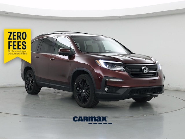 Red (Burgundy) 2022 Honda Pilot SE AWD SUV / Crossover All-Wheel Drive Automatic