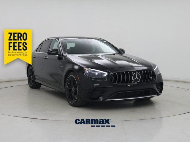 Black 2021 Mercedes-Benz E-Class Sedan All-Wheel Drive Automatic