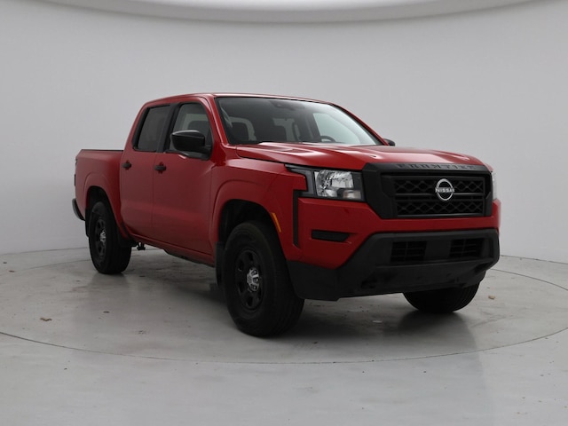 Red 2024 Nissan Frontier S Crew Cab 4WD Pickup Truck Four-Wheel Drive Automatic