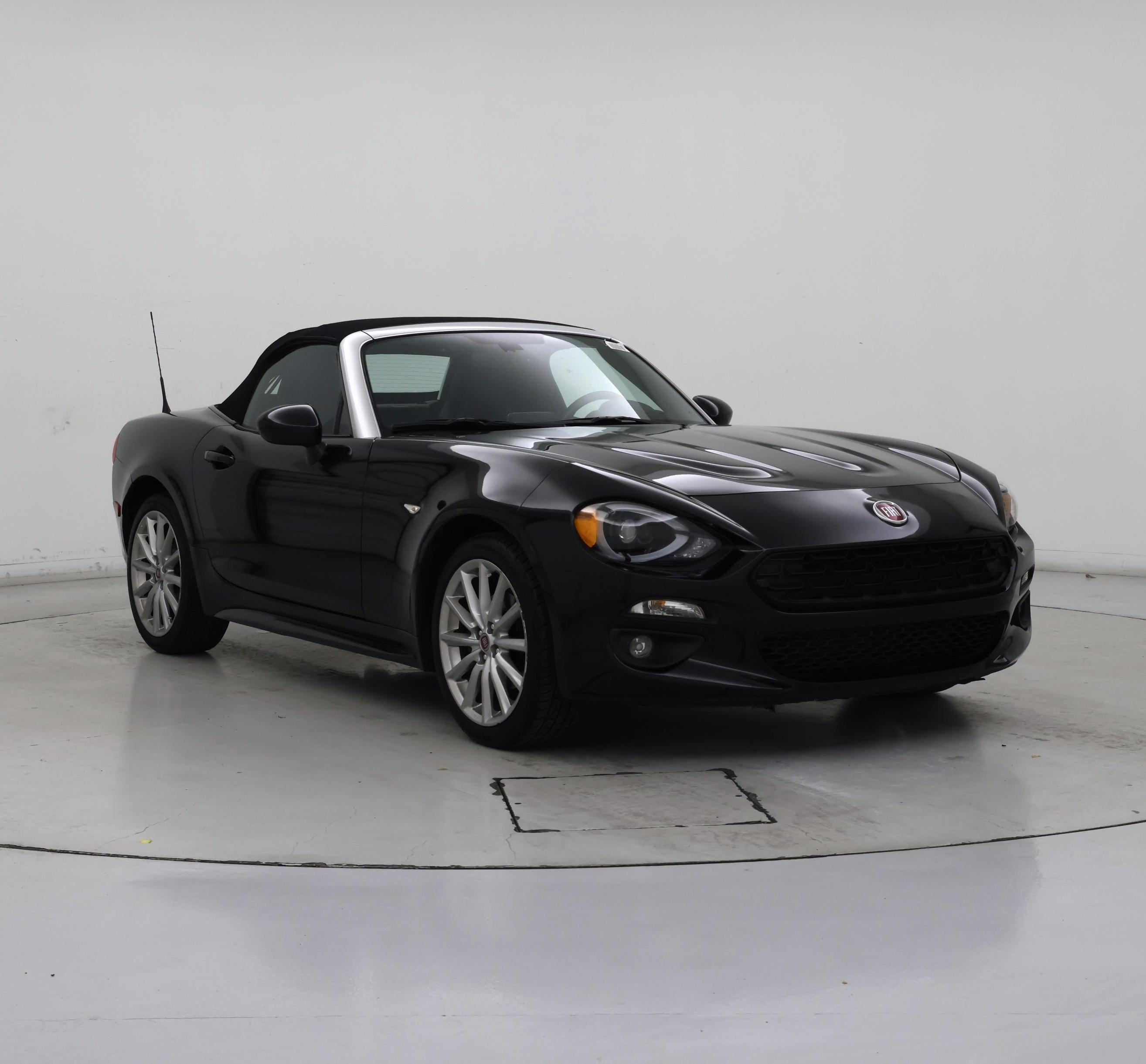 Black 2017 FIAT 124 Spider Convertible Rear-Wheel Drive Automatic