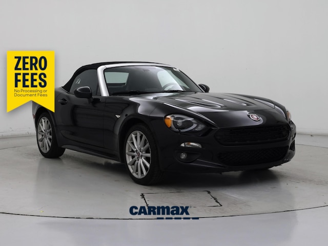 Black 2017 FIAT 124 Spider Convertible Rear-Wheel Drive Automatic