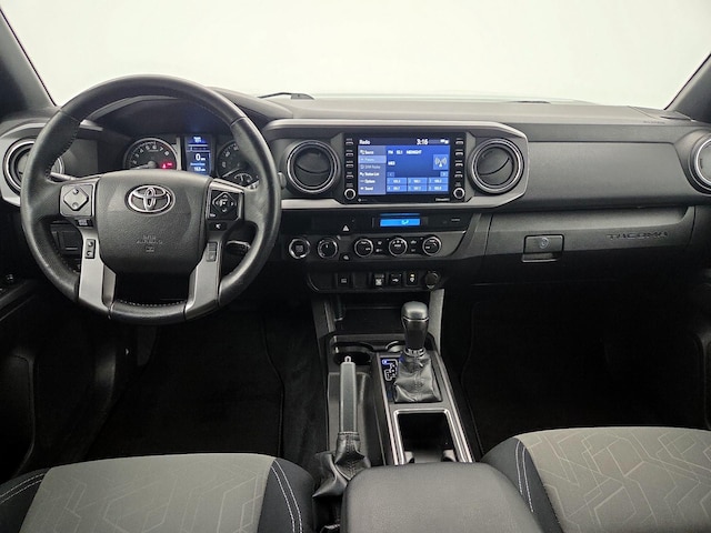 Gray 2023 Toyota Tacoma TRD Off Road Double Cab 4WD Pickup Truck Four-Wheel Drive Automatic