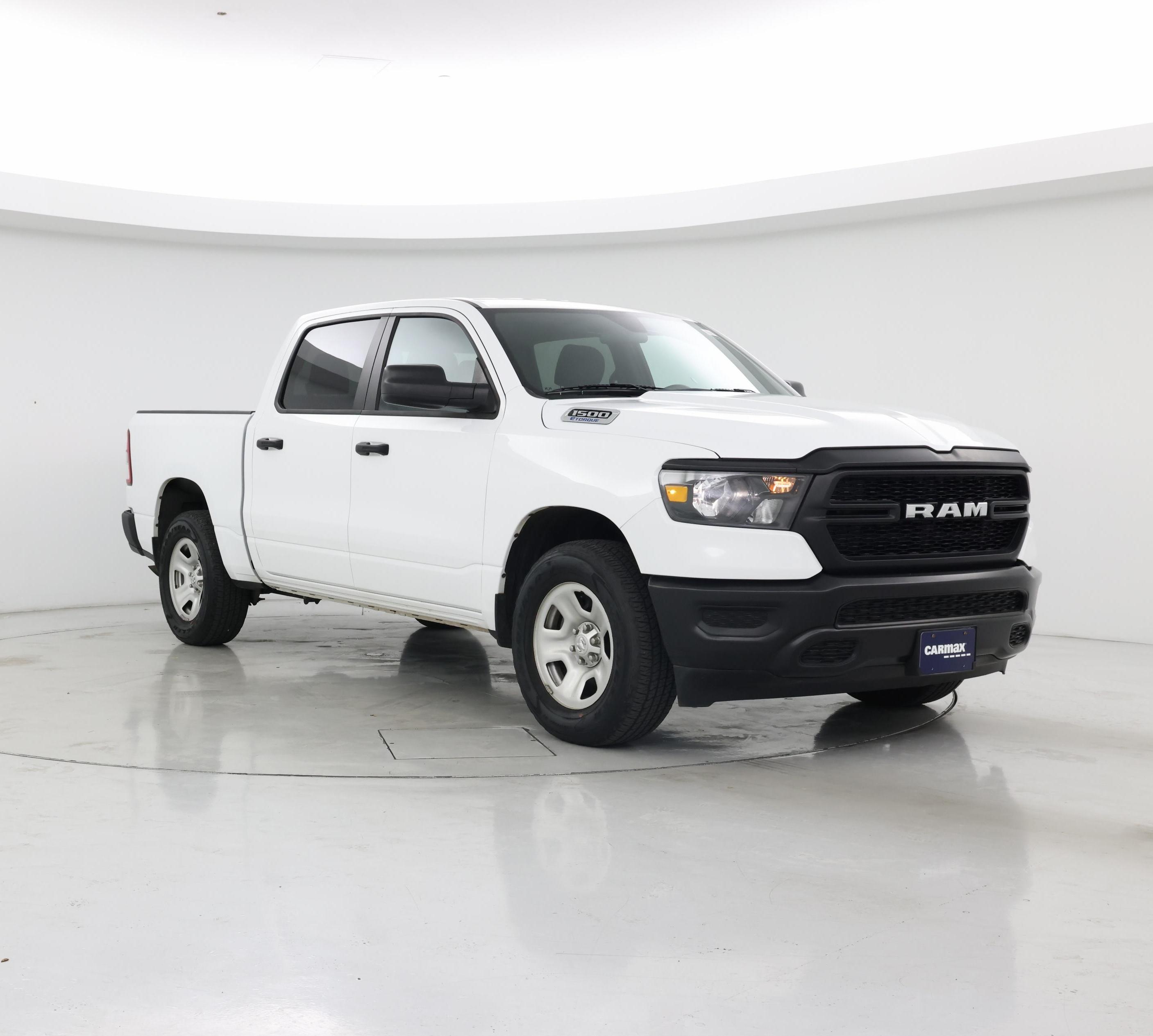 White 2024 RAM 1500 Pickup Truck Four-Wheel Drive Automatic