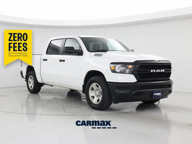 White 2024 RAM 1500 Pickup Truck Four-Wheel Drive Automatic
