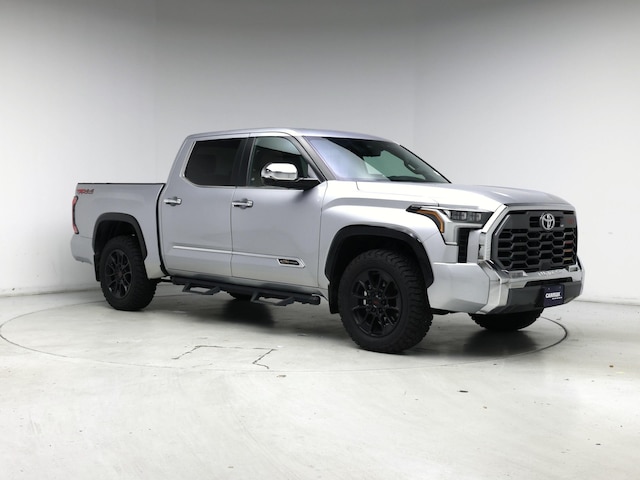 Silver 2024 Toyota Tundra 1794 Edition CrewMax Cab 4WD Pickup Truck Four-Wheel Drive Automatic