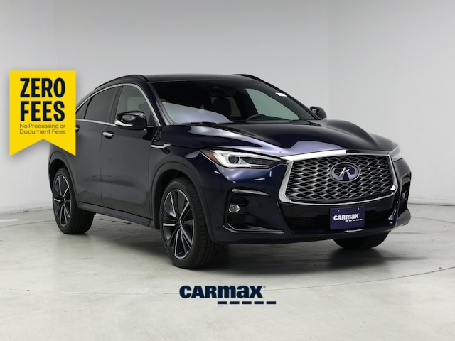 Blue 2024 INFINITI QX55 Luxe AWD SUV / Crossover All-Wheel Drive Automatic