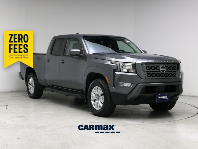 Gray 2023 Nissan Frontier SV Crew Cab LB 4WD Pickup Truck Four-Wheel Drive Automatic