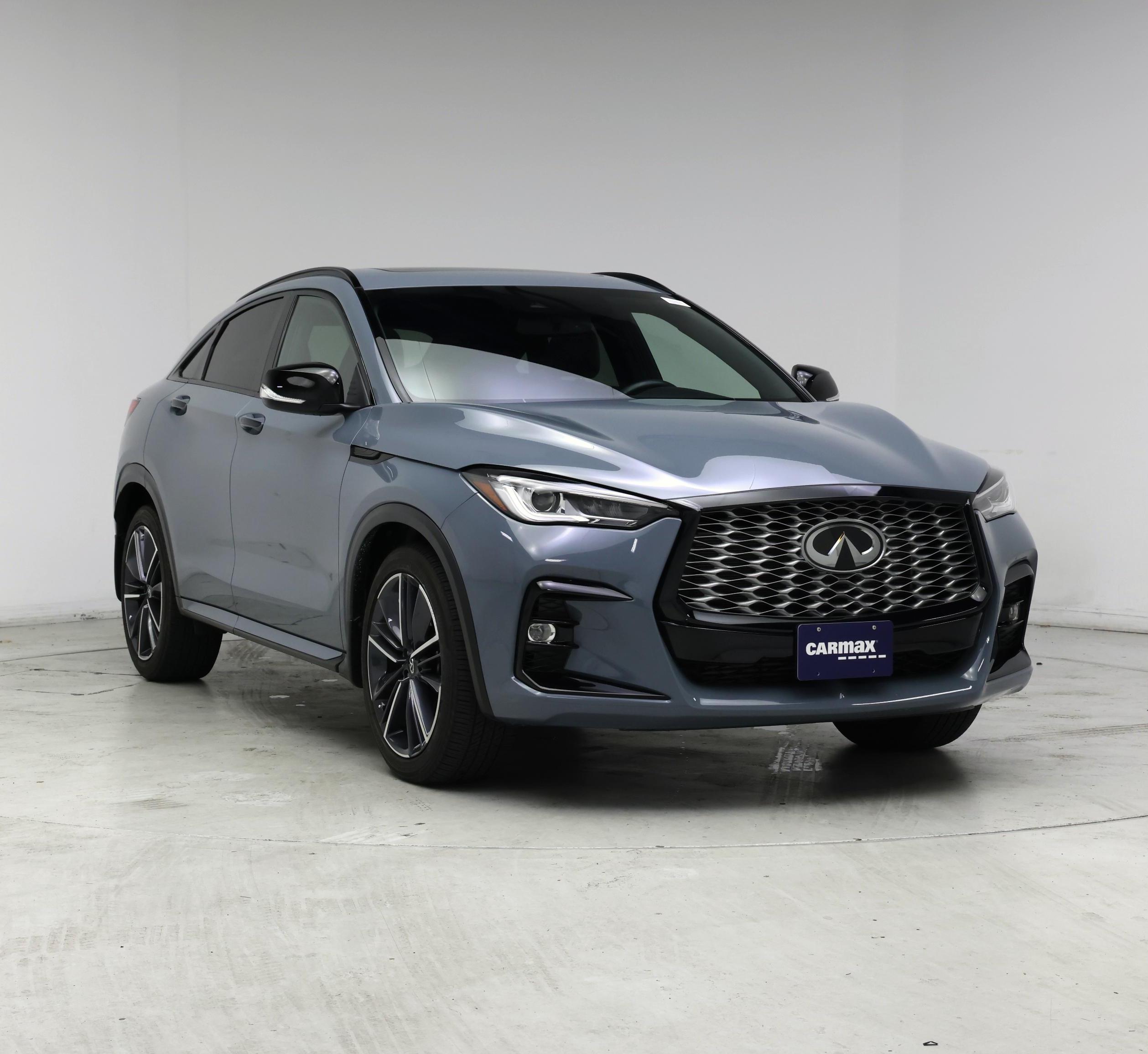 Blue 2023 INFINITI QX55 SUV / Crossover All-Wheel Drive Automatic