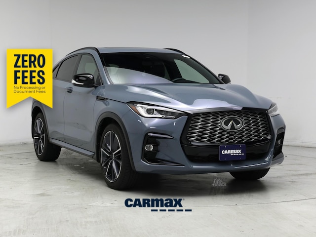 Blue 2023 INFINITI QX55 SUV / Crossover All-Wheel Drive Automatic