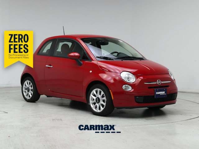 Red 2017 FIAT 500 Pop Hatchback FWD Hatchback Front-Wheel Drive Manual