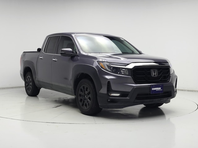 Gray 2022 Honda Ridgeline RTL-E AWD Pickup Truck All-Wheel Drive Automatic