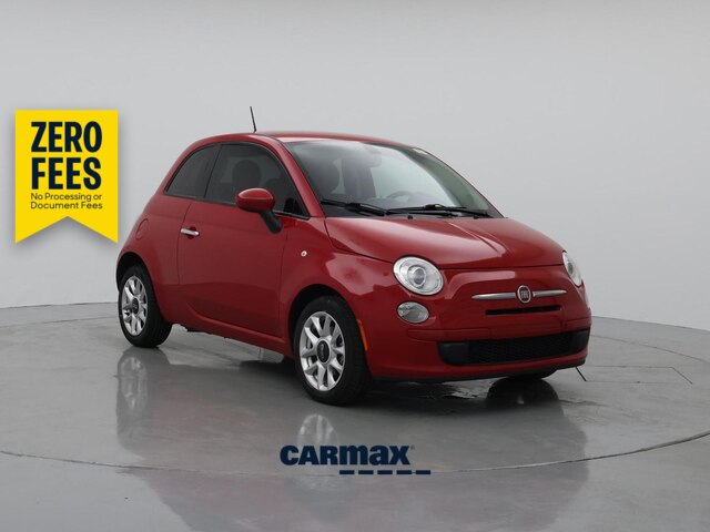 Red 2017 FIAT 500 Pop Hatchback FWD Hatchback Front-Wheel Drive Automatic