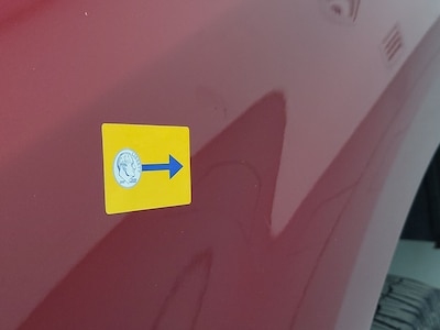 Rear Panel Passenger Side Cosmetic Imperfection