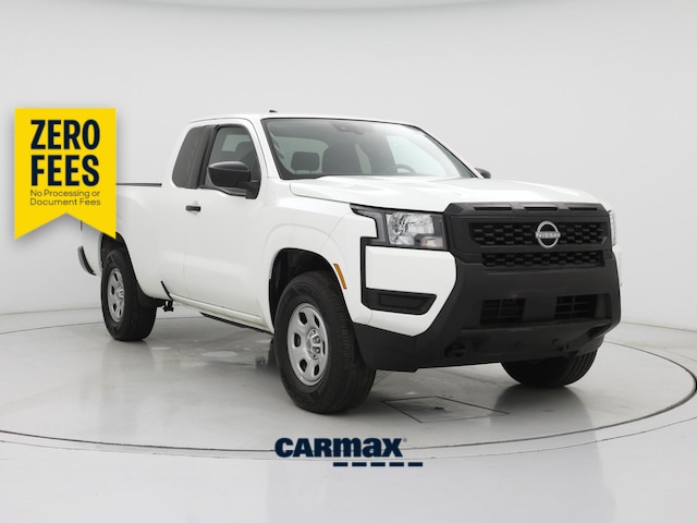 White 2025 Nissan Frontier S King Cab 4WD Pickup Truck Four-Wheel Drive Automatic