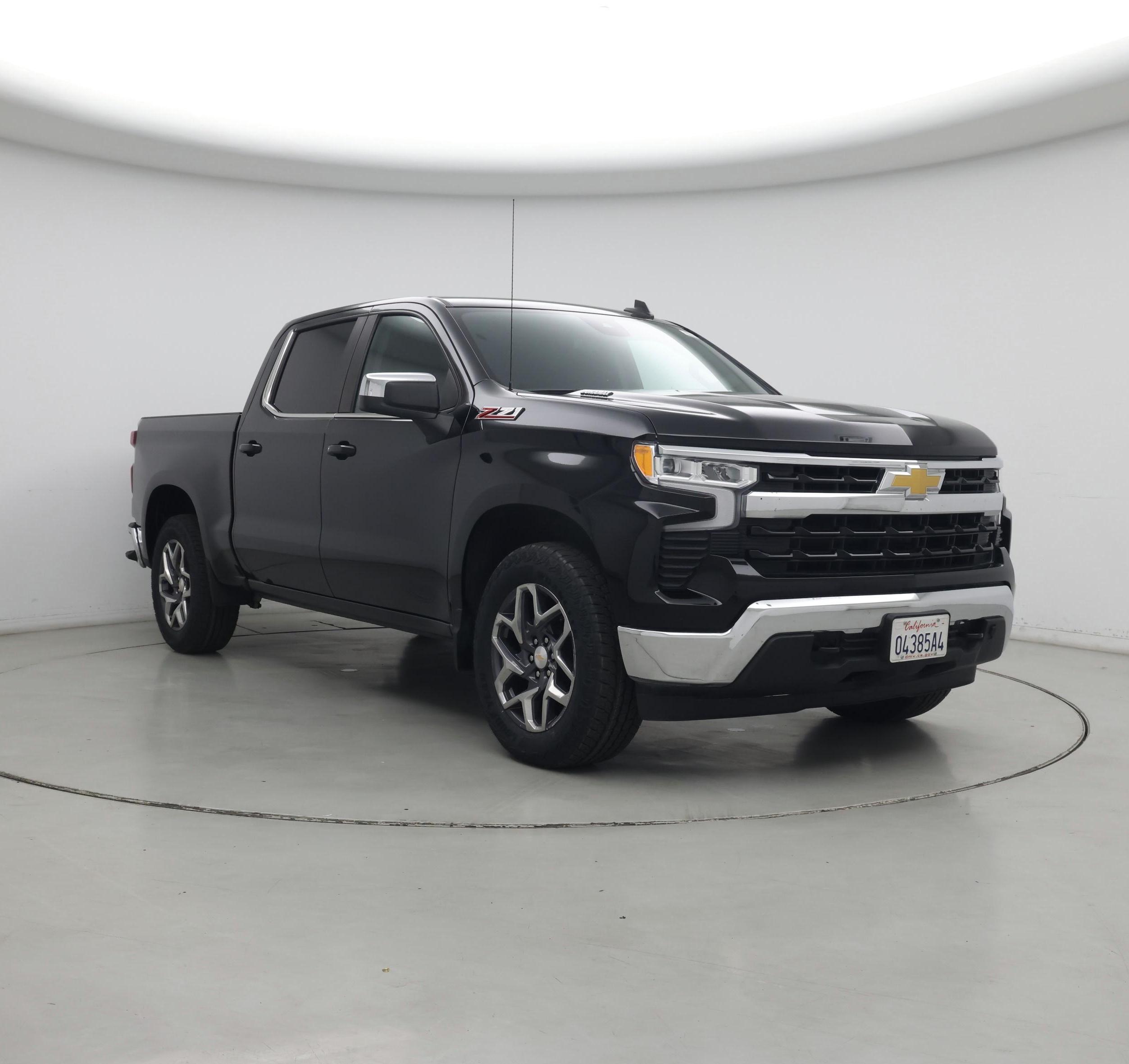 Black 2024 Chevrolet Silverado 1500 Pickup Truck Four-Wheel Drive Automatic