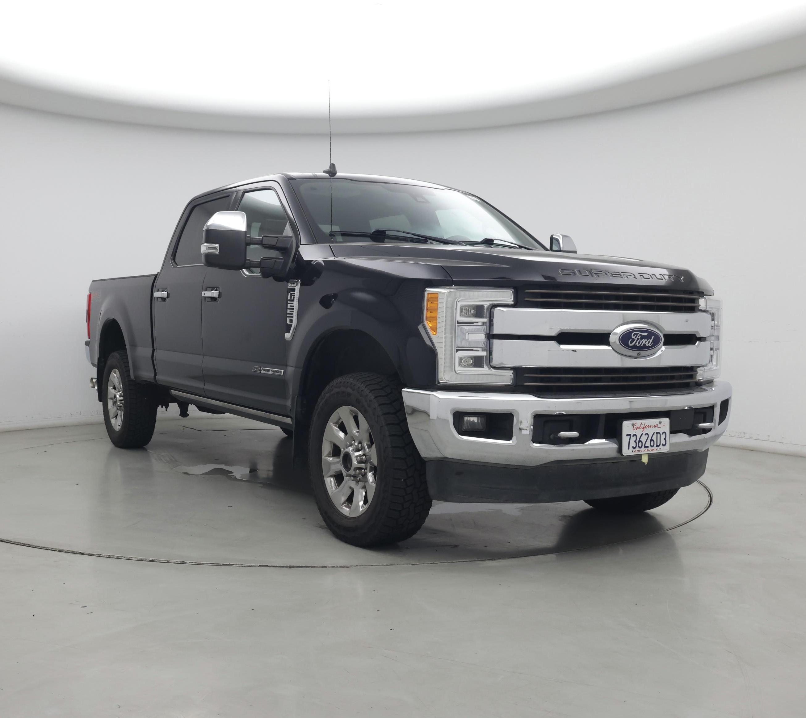 Black 2019 Ford F-250 Super Duty Pickup Truck Four-Wheel Drive Automatic