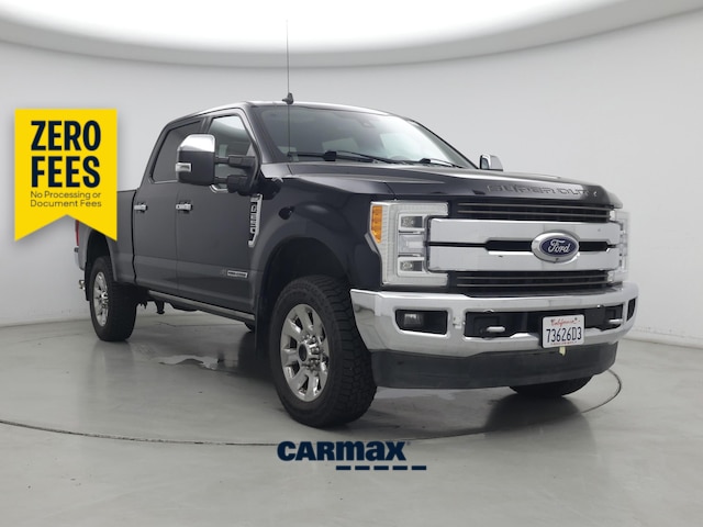 Black 2019 Ford F-250 Super Duty Pickup Truck Four-Wheel Drive Automatic