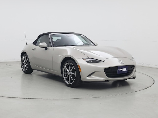 Silver 2023 Mazda MX-5 Miata Grand Touring RWD Convertible Rear-Wheel Drive Manual
