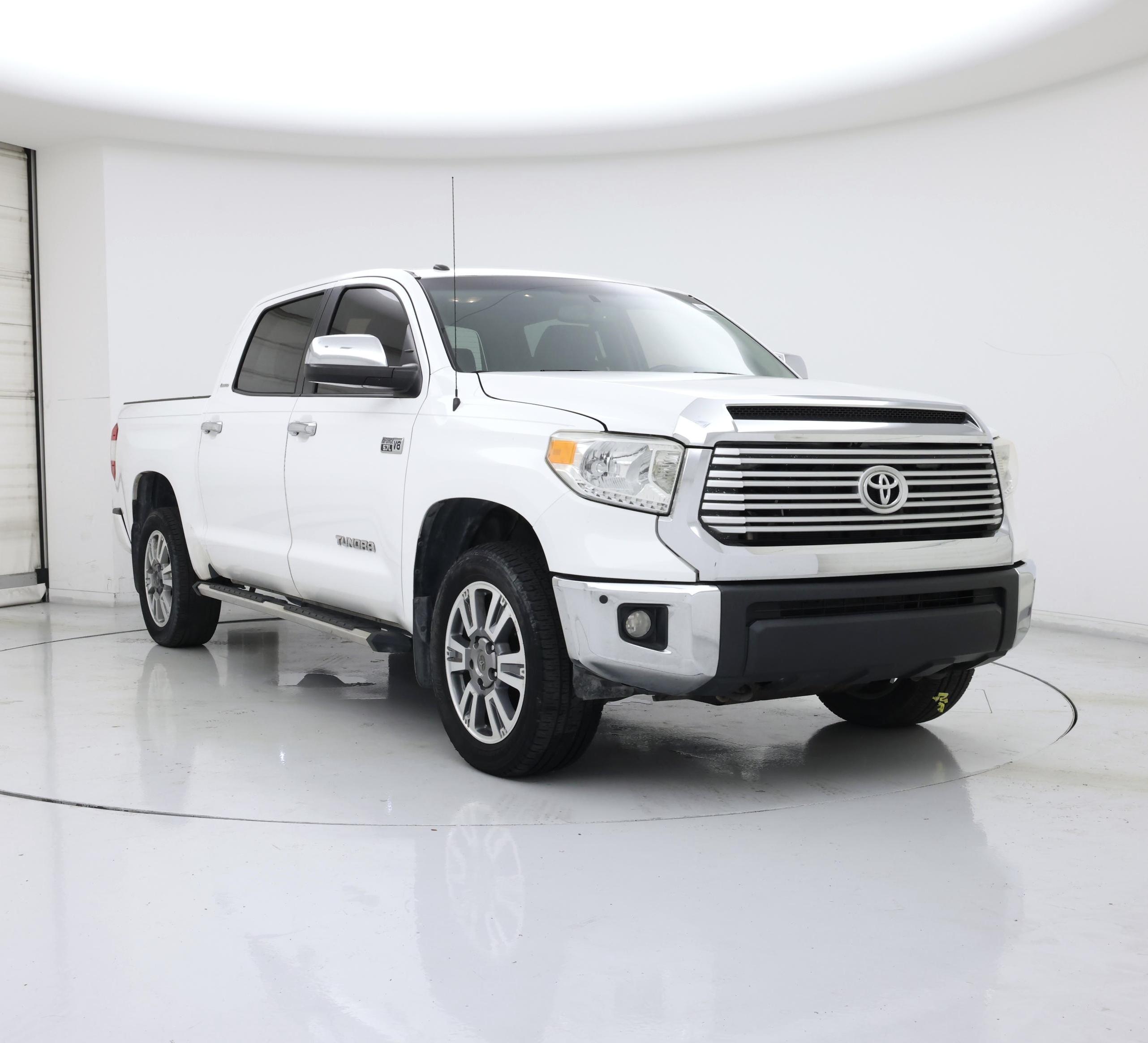 White 2017 Toyota Tundra Pickup Truck Four-Wheel Drive Automatic