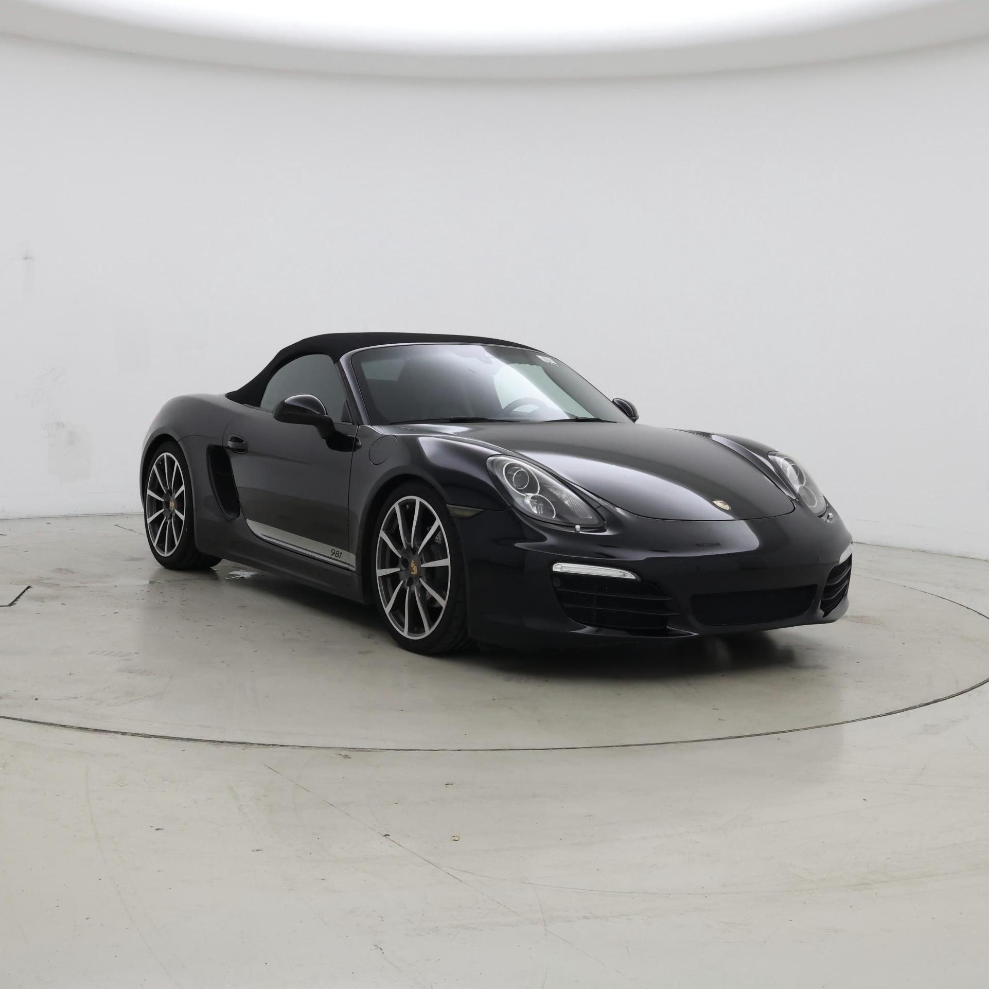 Black 2016 Porsche Boxster Convertible Rear-Wheel Drive Automatic